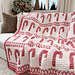 Candy Cane Lane Blanket pattern 