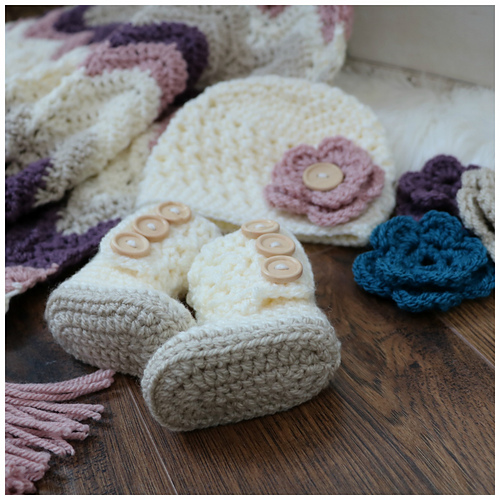 Dusty Rose Baby Set photo 5