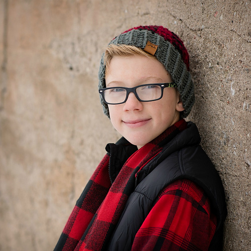 Buffalo Plaid Familie Lue Sett - MJ's Off The Hook Designs