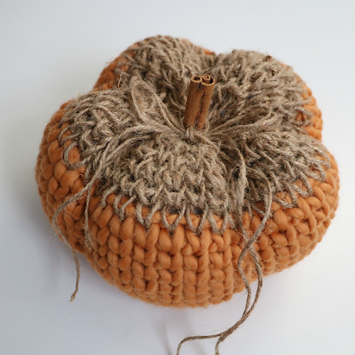 Ravelry: Knit Look Rustic Pumpkin pattern by MJ's Off The Hook Designs