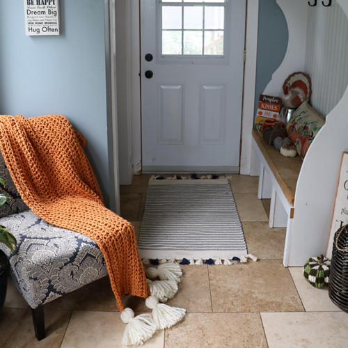 Ravelry: Hello Harvest Chunky Blanket pattern by MJ's Off The Hook Designs