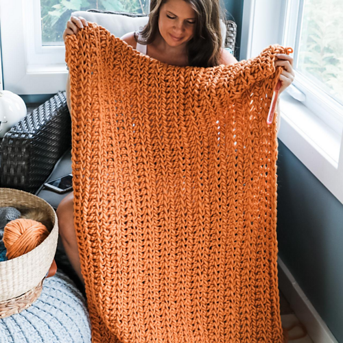 Ravelry: Hello Harvest Chunky Blanket pattern by MJ's Off The Hook Designs