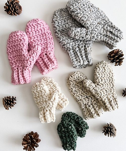 Beginner Bulky Mittens photo 5