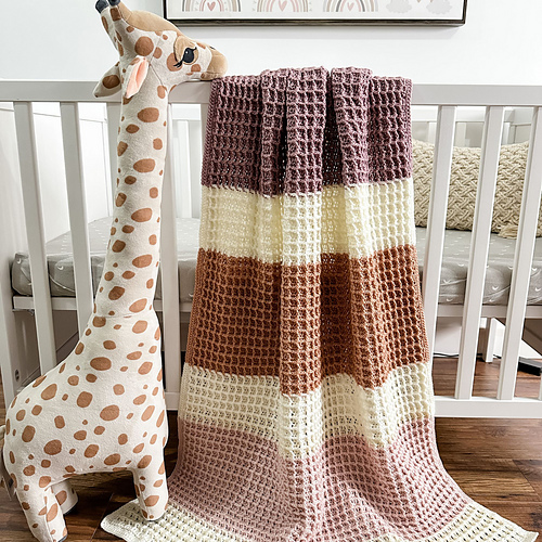 Ravelry: Waffle-icious Blanket pattern by MJ's Off The Hook Designs