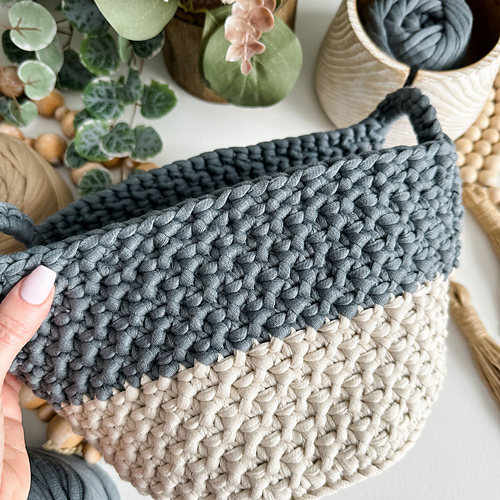 Ravelry: Two-Toned Nesting Baskets pattern by MJ's Off The Hook Designs