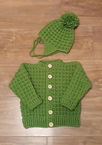 Peyton Baby Cardigan & Hat photo 4