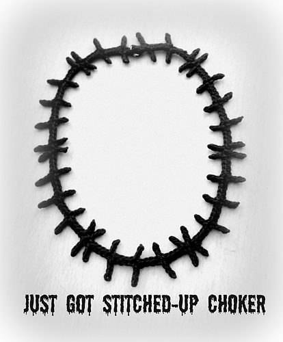 Just Got Stitched-up Halloween Choker photo 5