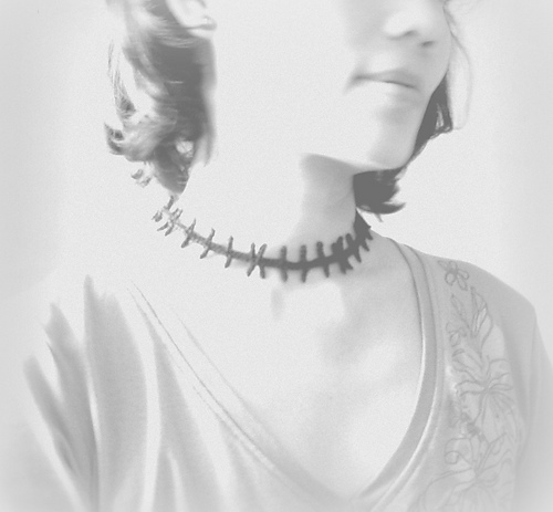 Just Got Stitched-up Halloween Choker photo 4