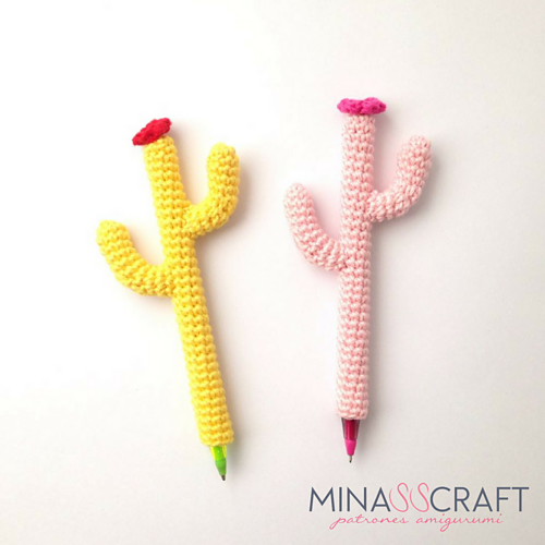 Cactus pen and pencil cozy photo 4