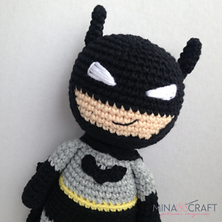crochet batman doll