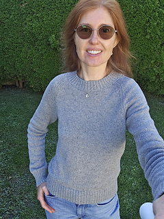 Size S, worn with about X cm positive ease