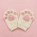 cat paw fingerless pattern 