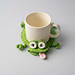 frog coaster pattern