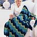 Ocean Waves Throw pattern 