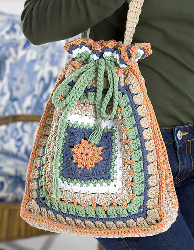 Granny Drawstring Tote Bag photo 1