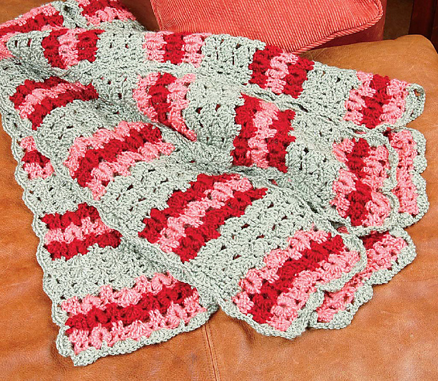 Ravelry Cro tat Master Mile a minute Shells & Rings Afghan pattern by