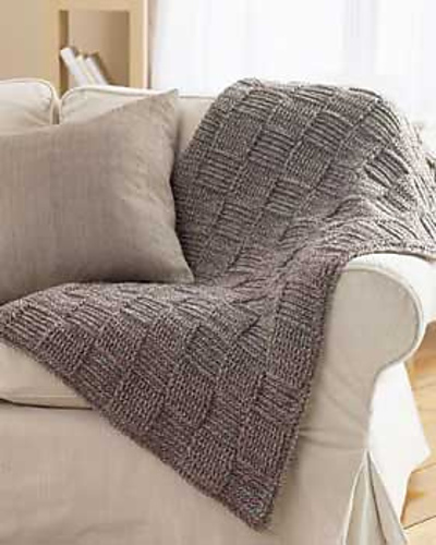 Basketweave Twists Blanket photo 1