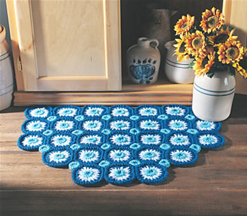 Bachelor's Button Rug photo 1
