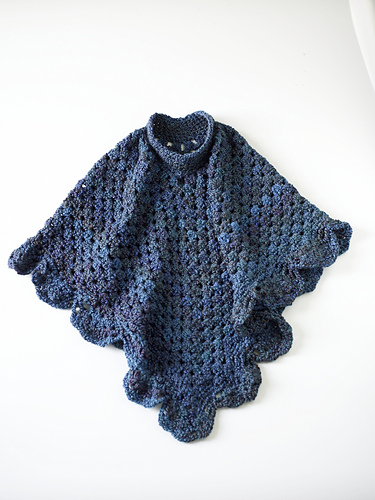 Martha Stewart-Inspired Coming Home Poncho crochet pattern by Doris Chan