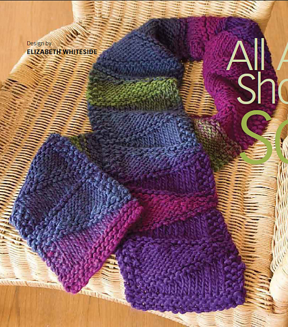 Ravelry All About Short Rows Scarf pattern by Beth Whiteside