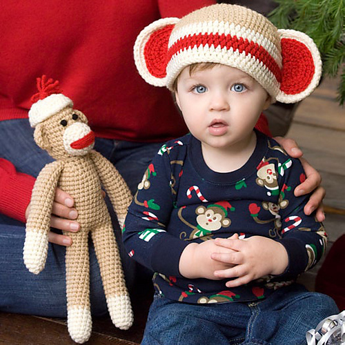 Sock Monkey and Baby Hat photo 1