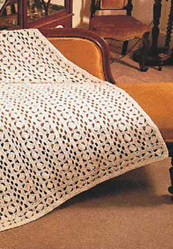 Lace Pattern Afghan photo 1