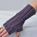 Slip Rib Fingerless Gloves pattern 