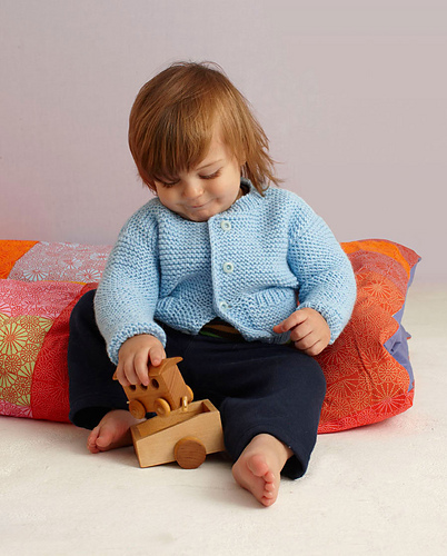 Simple Style Baby Cardigan and Hat photo 1