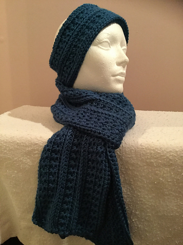 Star Stitch Scarf and Headband photo 1