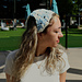 Cat Stitch Bandana pattern