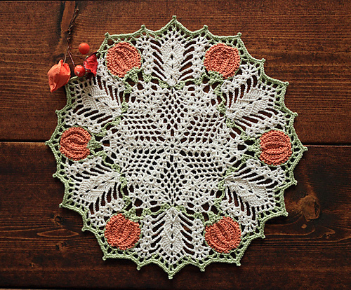 _Oktoberpumpkin doily_ - mixnuts