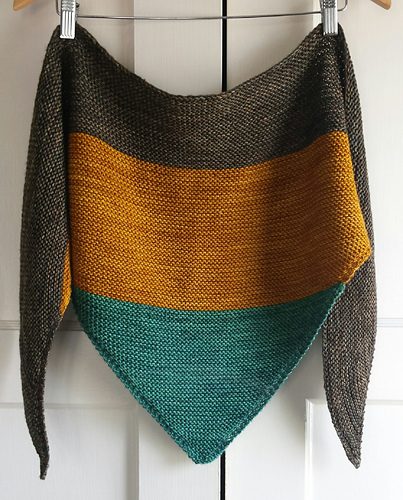 colorblock shawl