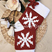 Snowflakes of Christmas Stocking pattern 