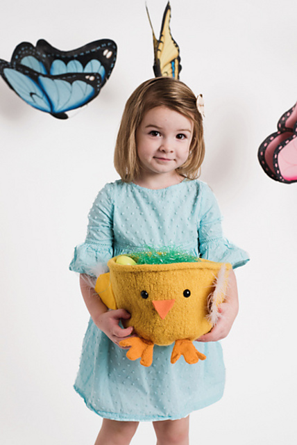 Cheerful Chick Basket