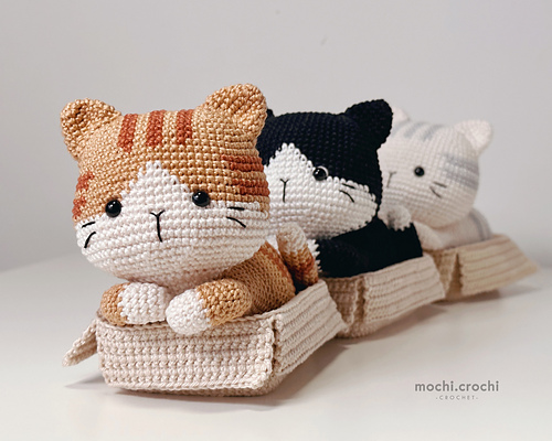 Catloaf i-boxen - MochiCrochi Crochet