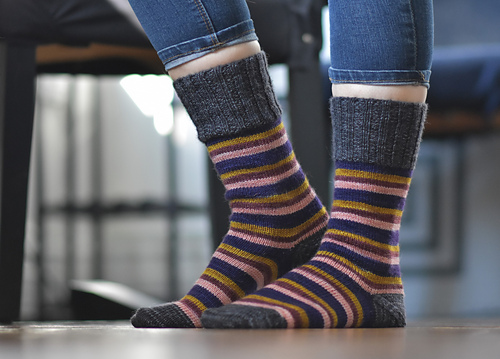 Ravelry: Kettle Chip Socks pattern by Maddy Moe