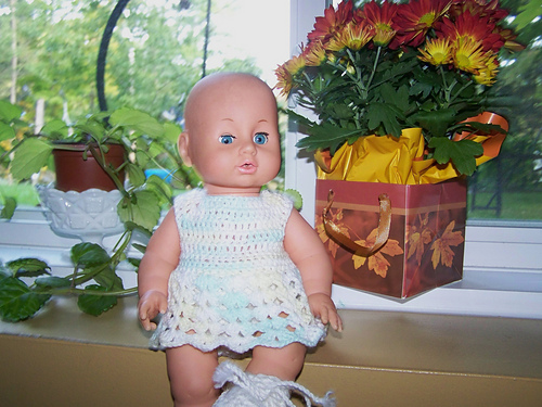 Peach Delight Baby Doll Dress