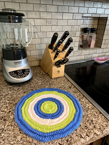 Ravelry: Funky Fun Circular Rug pattern by Crystal White-Van Cleemput