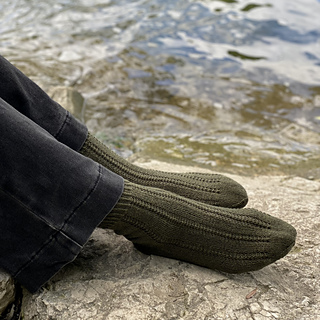 Summer by the River Socks