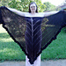 black lace shawl