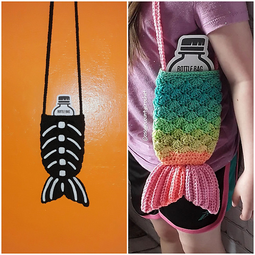 Mermaid Tail Water Bottle Cozy photo 4