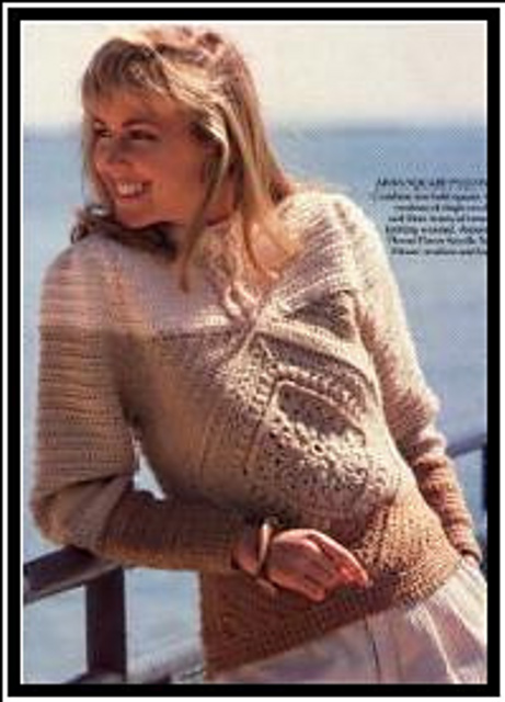 Aran Square Pullover