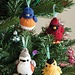 Four Calling Birds Ornaments pattern 