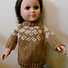 Autumn Leaves AG Doll Sweater pattern 