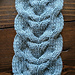 Reversible Cabled Owl Scarf pattern 