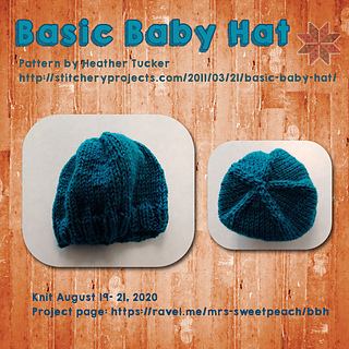 Ravelry: mrs-sweetpeach's Basic Baby Hat