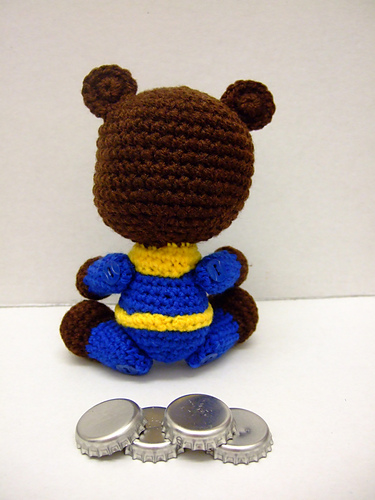 Ravelry: Fallout Vault Teddy Bear pattern by Beverley Arnold