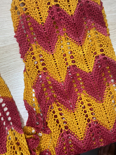 scarf on side with no cables