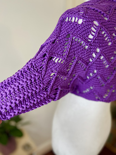 sleeves and madeira section held out to show full pattern
