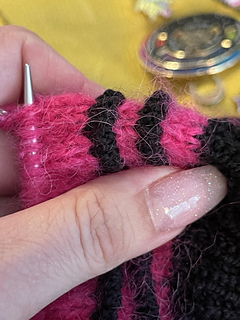 raised welts at neckline